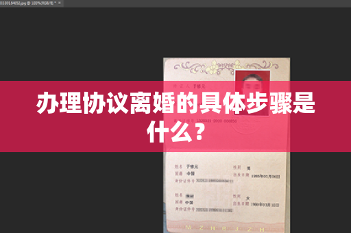 办理协议离婚的具体步骤是什么？