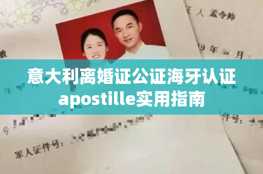 意大利离婚证公证海牙认证apostille实用指南