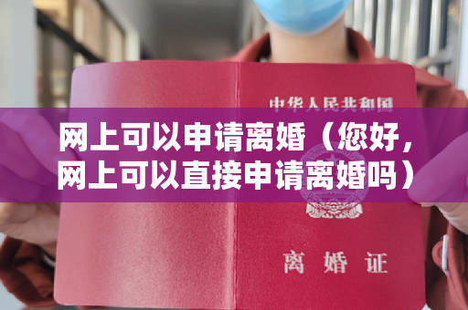 网上可以申请离婚（您好，网上可以直接申请离婚吗）