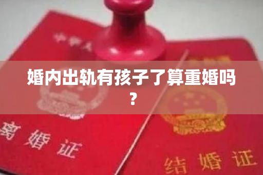 婚内出轨有孩子了算重婚吗？