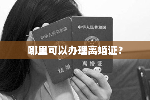 哪里可以办理离婚证？